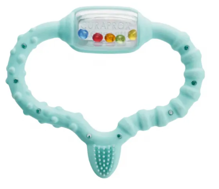 Curaprox Bebé Anillo Mordedor Turquesa 0-24M