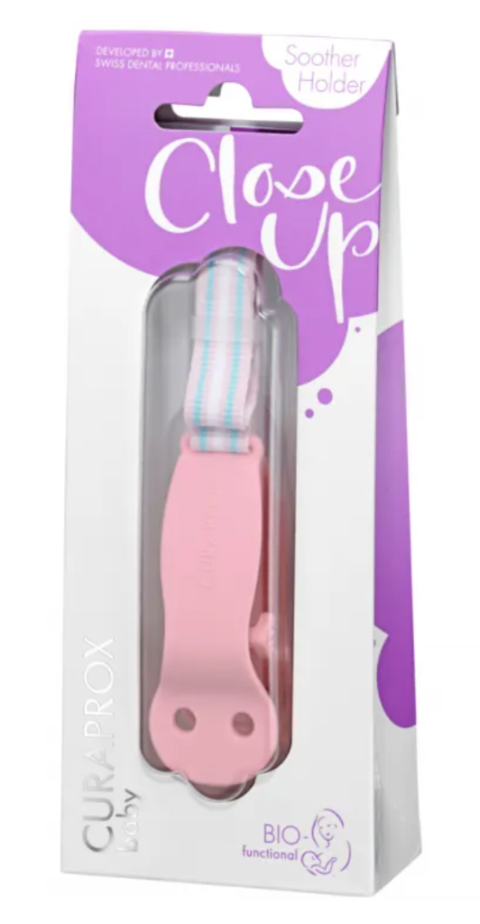 Curaprox Baby Suporte Para Chupeta Rosa