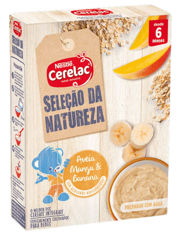 Cerelac Selección de la Naturaleza Avena Mango Plátano 6M+ 240g