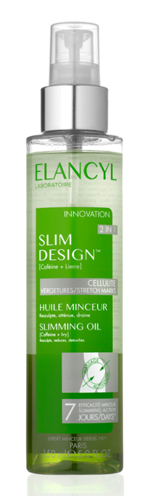 Elancyl Slim Design Aceite Anticelulítico y Antiestrías 150ml