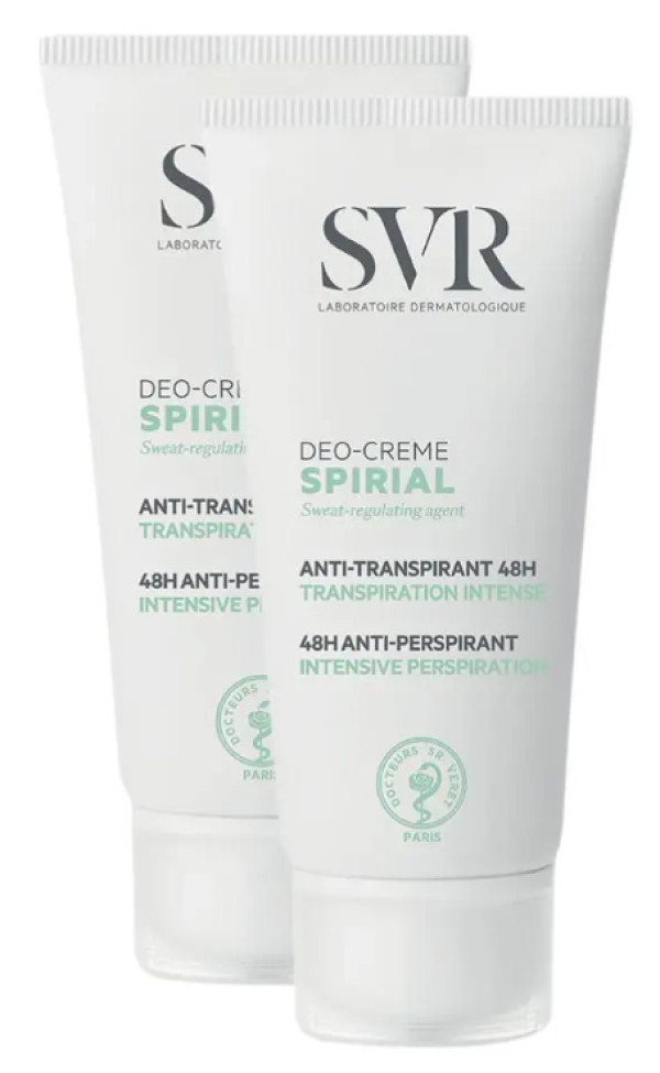 SVR Spirial Crema Antitranspirante 2x50Ml