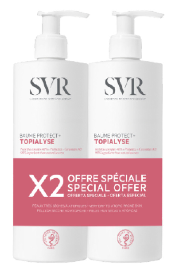 SVR Topialyse Bálsamo Protect+ 2x400ml