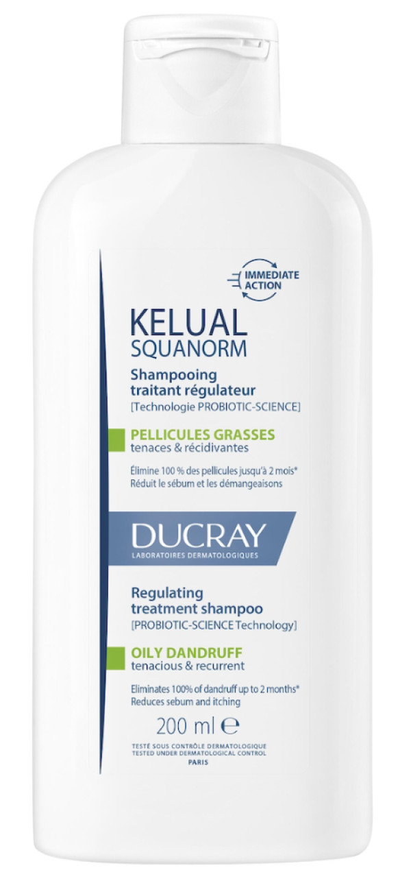 Ducray Kelual Squanorm Champú Caspa Grasa 200ml