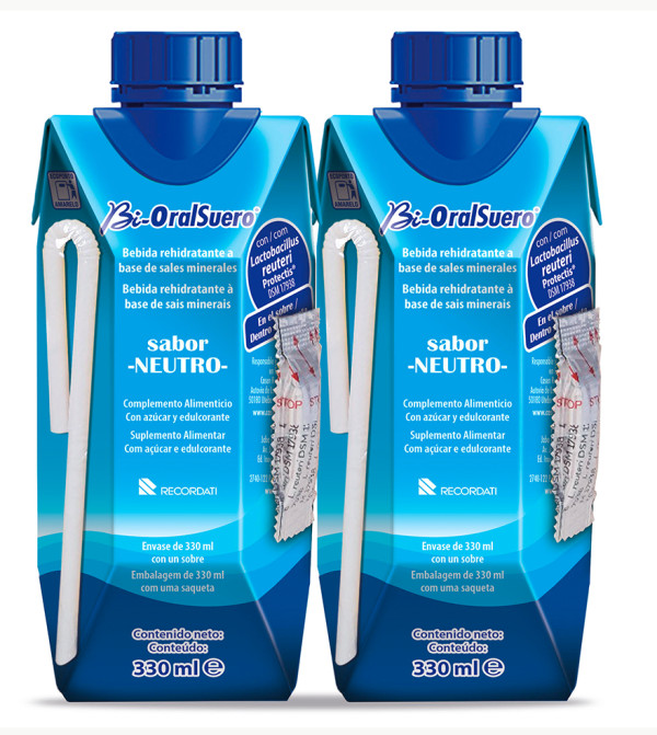 Bi-Oral Suero Solución Oral Sabor Neutro 2x330ml