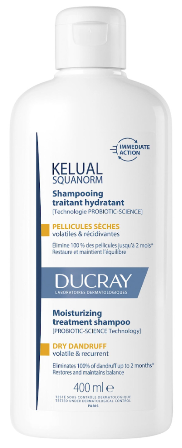 Ducray Kelual-Squanorm Champú Caspa Seca 400ml