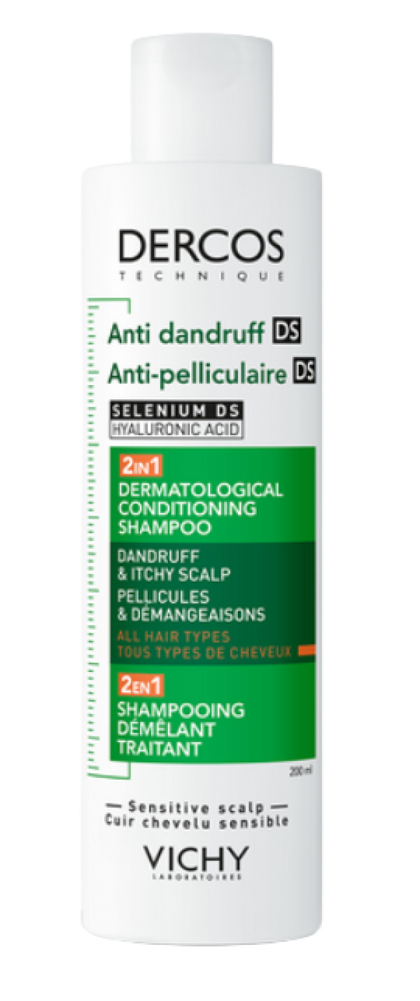 Dercos Anticaspa DS 2 en 1 Champú y Acondicionador 200ml