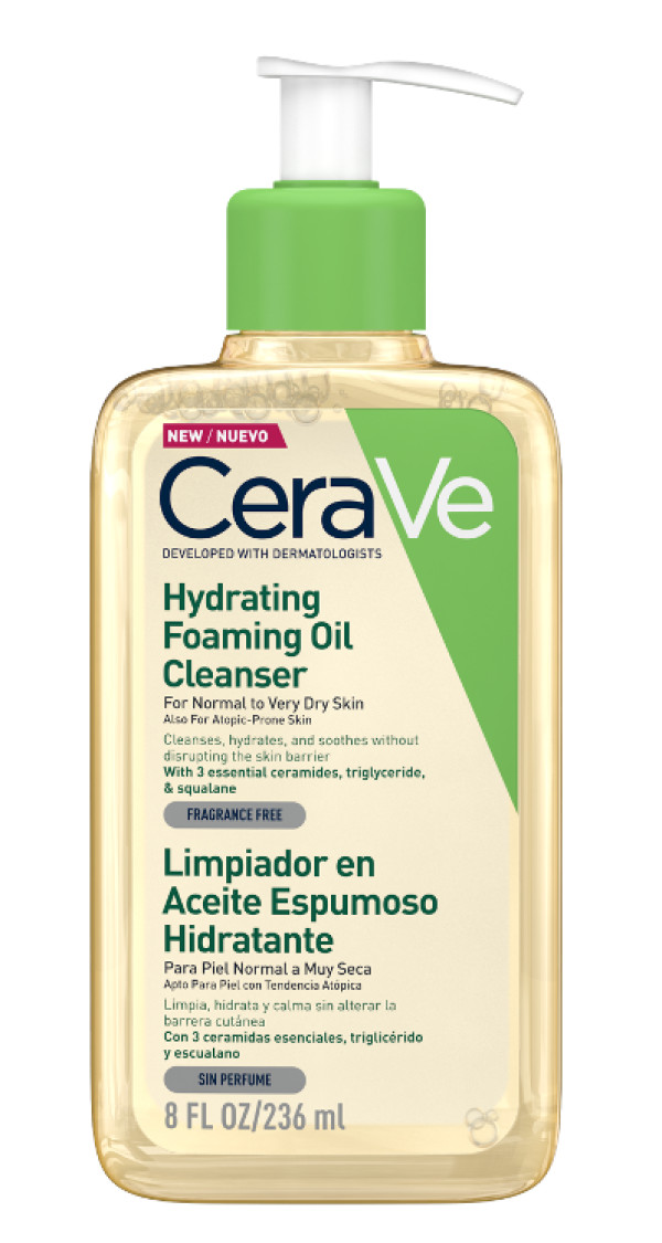 CeraVe Óleo-Espuma Hidratante Limpeza 236ml