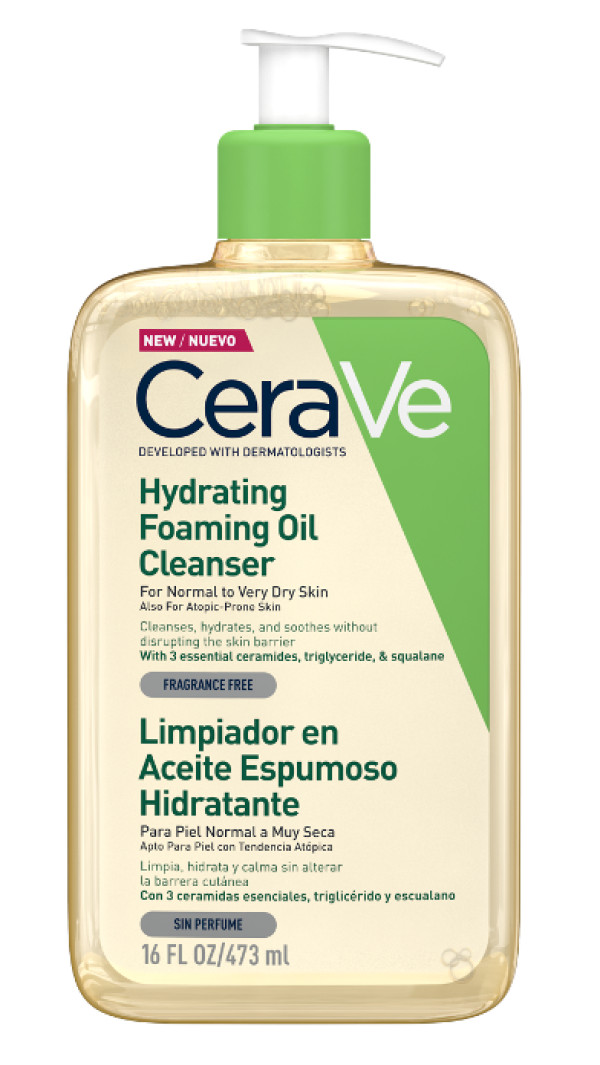 CeraVe Óleo-Espuma Hidratante Limpeza 473ml