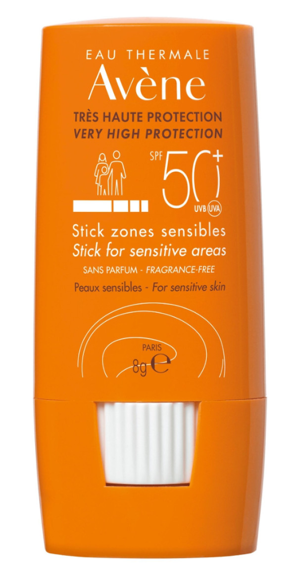 Avène Solar Stick Zonas Sensíveis SPF50+ 8g