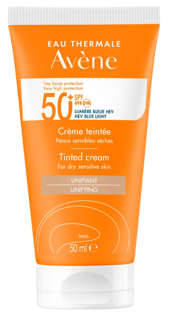 Crema Solar Avène SPF50+ con Color 50ml