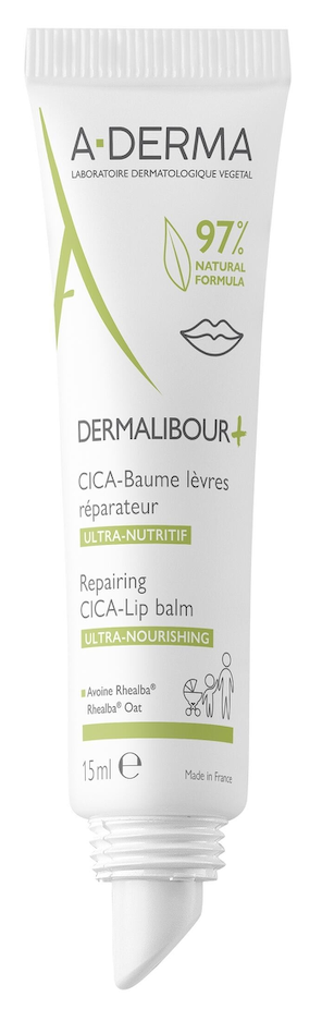 A-Derma Dermalibour+ CICA Bálsamo Reparador Labial 15ml