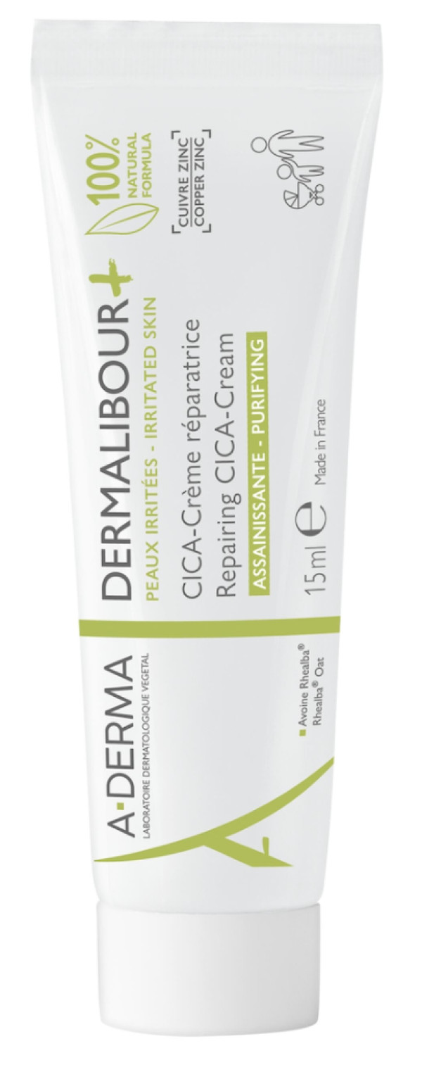 A-Derma Dermalibour+ CICA Crema Reparadora Purificante 15ml