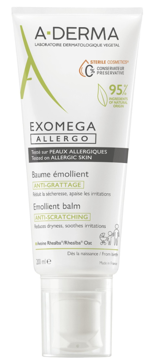 A-Derma Exomega Allergo Bálsamo Emoliente 200ml