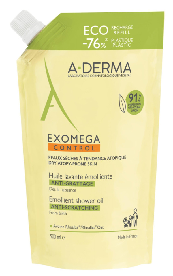 A-Derma Exomega Control Óleo Lavante Refill 500ml