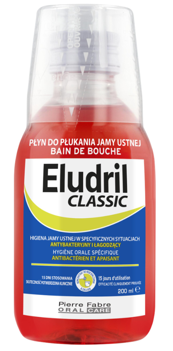 Eludril Clásico Colutorio Antibacteriano y Calmante 200ml