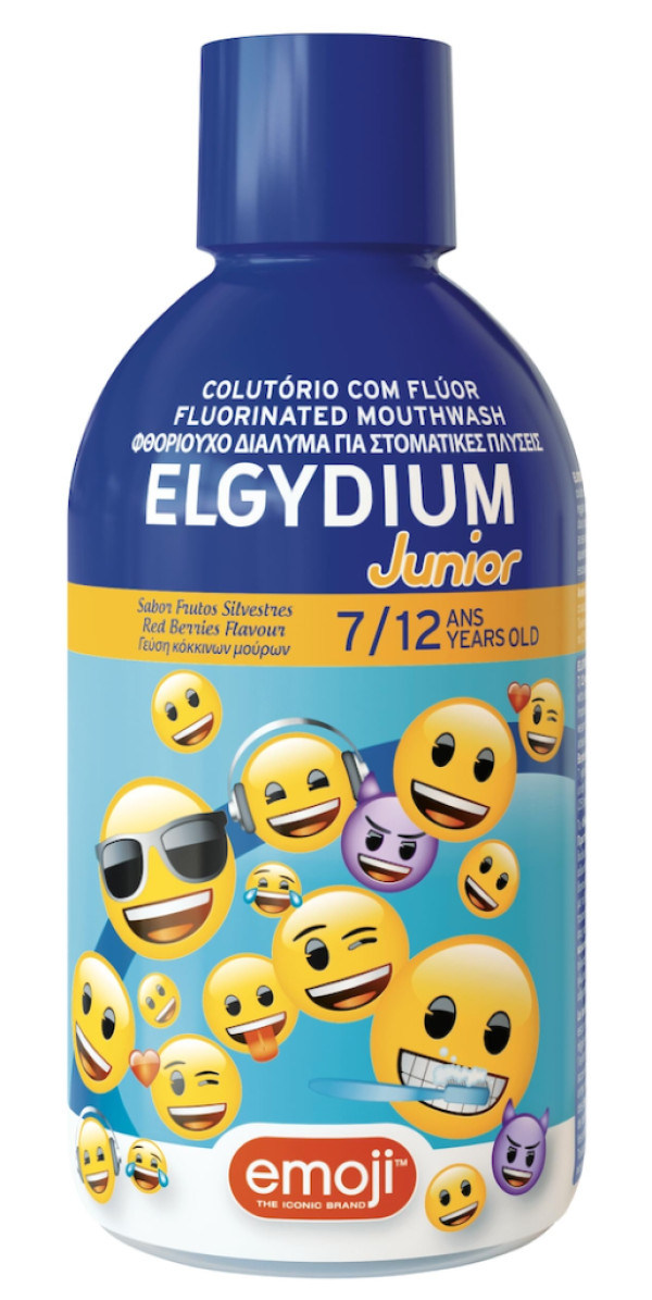 Elgydium Junior Emoji Enjuague Bucal 7-12A 500ml