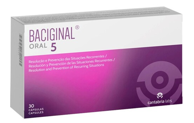 Baciginal Oral 5 (30 Cápsulas)