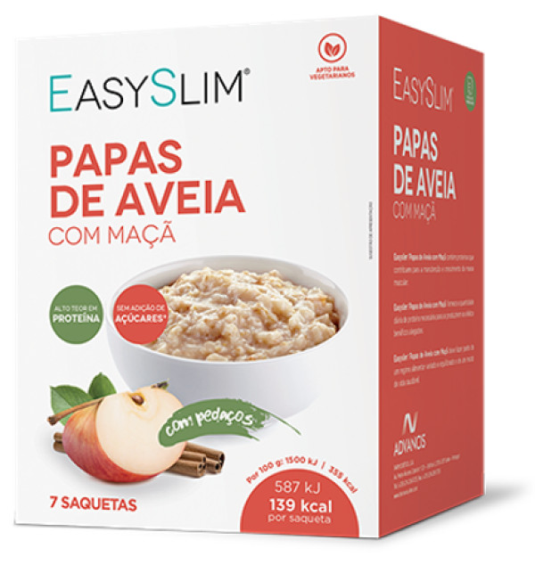 EasySlim Papas de Avena y Manzana 7x39g
