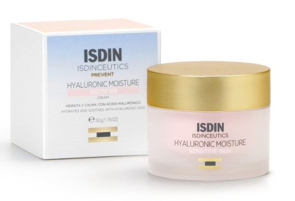 Isdinceutics Crema Hidratante de Ácido Hialurónico Sensible 50g