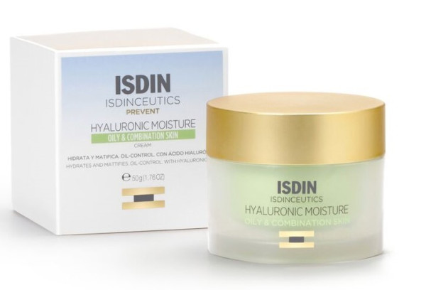 Isdinceutics Crema Hidratante Ácido Hialurónico Piel Mixta a Grasa 50g