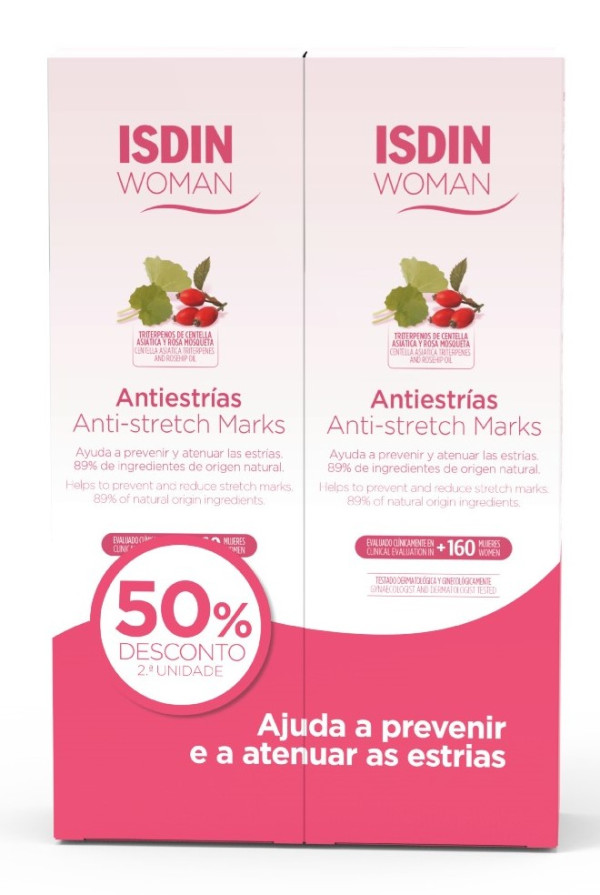 ISDIN Mujer Anti-Estrías 2 X 250ml