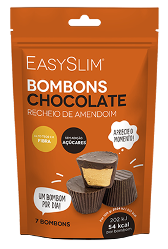 EasySlim Bombons Chocolate e Amendoim 7x9g