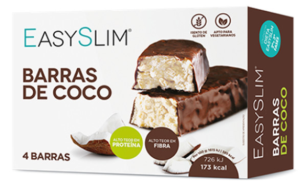EasySlim Barritas de Coco 4x45g