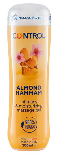Control Gel Massagem Almond Hammam 3-em-1 200ml