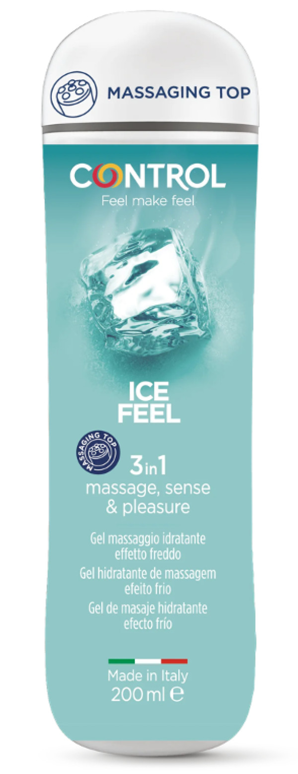 Control Gel Masaje Ice Feel 3-en-1 200ml