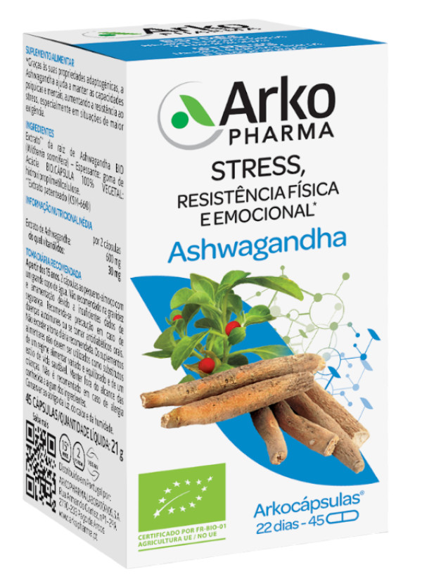 Arkocápsulas Ashwagandha BIO (45 cápsulas)