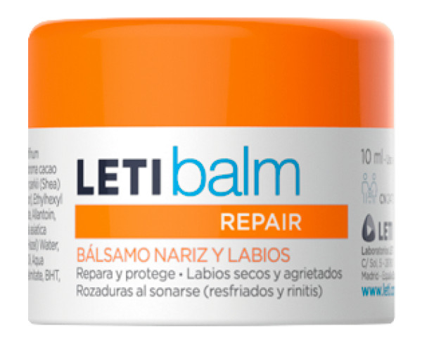 LETIbalm Pediátrico Bálsamo Reparador Nariz e Labios 10ml