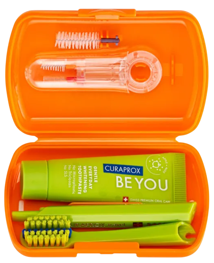 Curaprox Kit Viagem Ortho Laranja