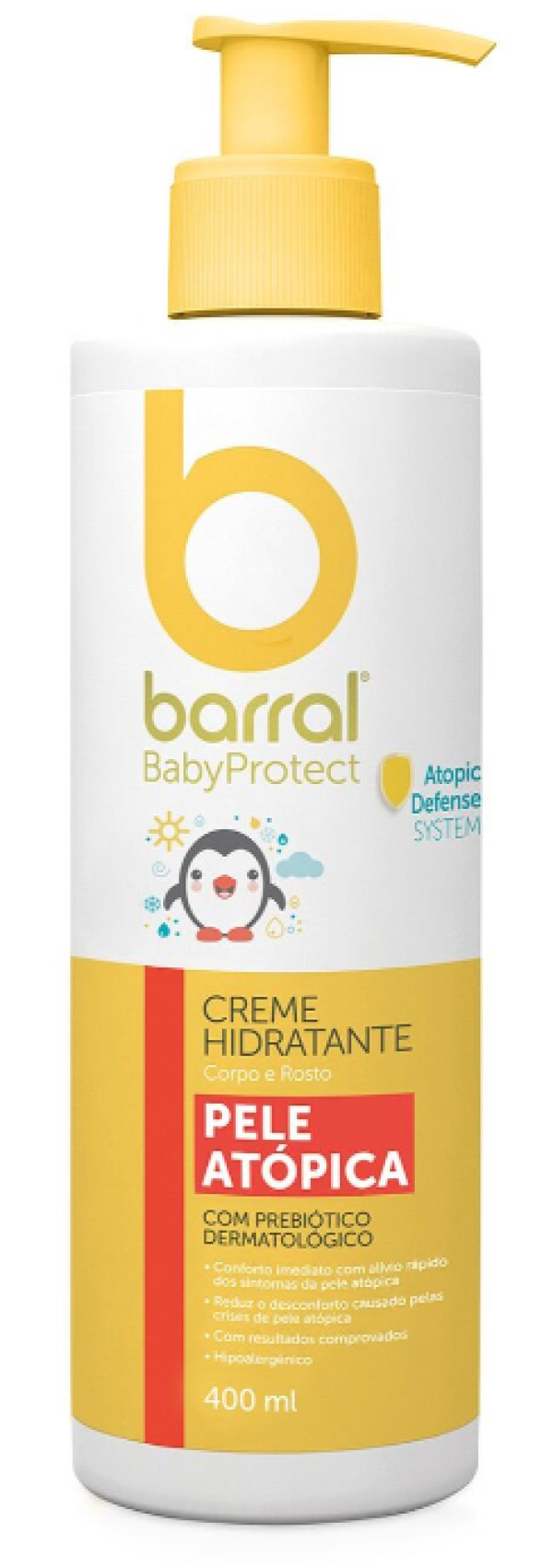 Barral BabyProtect Crema Hidratante Piel Atópica 400ml (Precio Especial)
