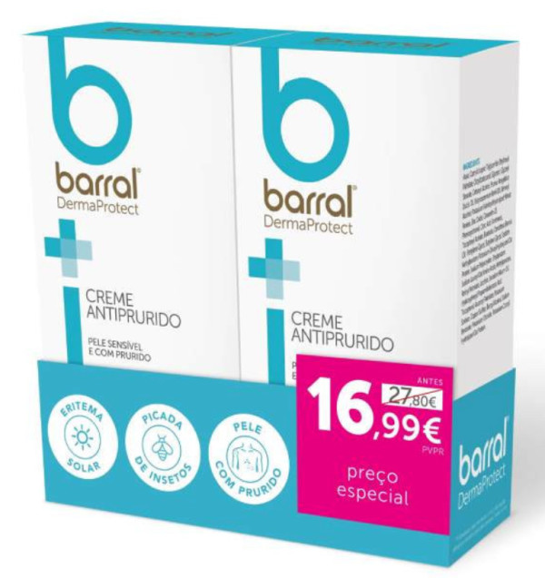 Barral DermaProtect Creme Anti-Prurido 2x100ml (Preço Especial)