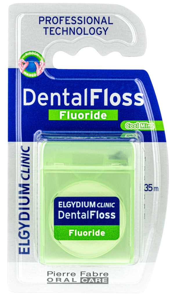 Elgydium Clinic Fita Dentária Flúor Menta Fresca 35m