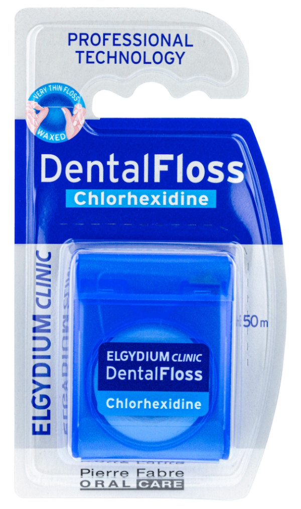 Elgydium Clinic Fita Dentária Cloro-hexidina 50m