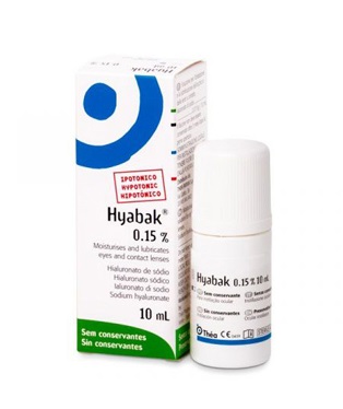 Solução Hipotónica Hyabak para Lentes/Olhos - 10ml