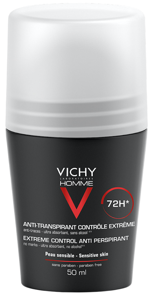 Vichy Homme Antitranspirante 72H Roll-On 50ml