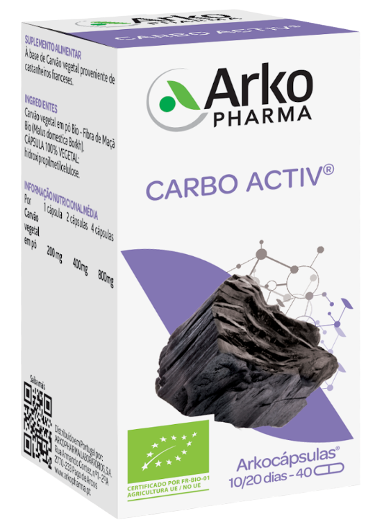 Arkocápsulas Carbón Activado BIO (40 Cápsulas)