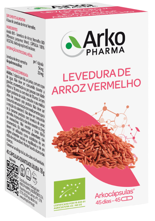 Arkocápsulas Levadura Arroz Rojo BIO (45 Cápsulas)