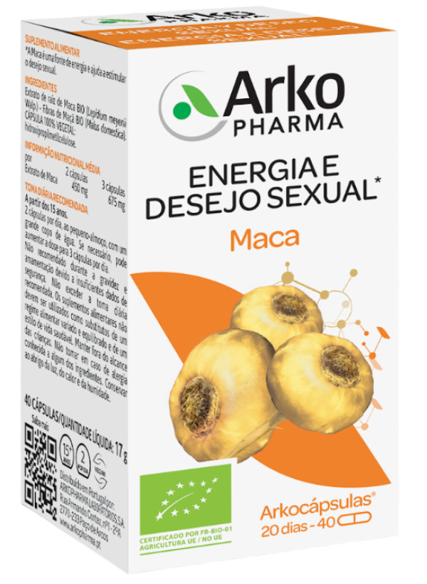 Arkocápsulas Maca BIO (40 Cápsulas)