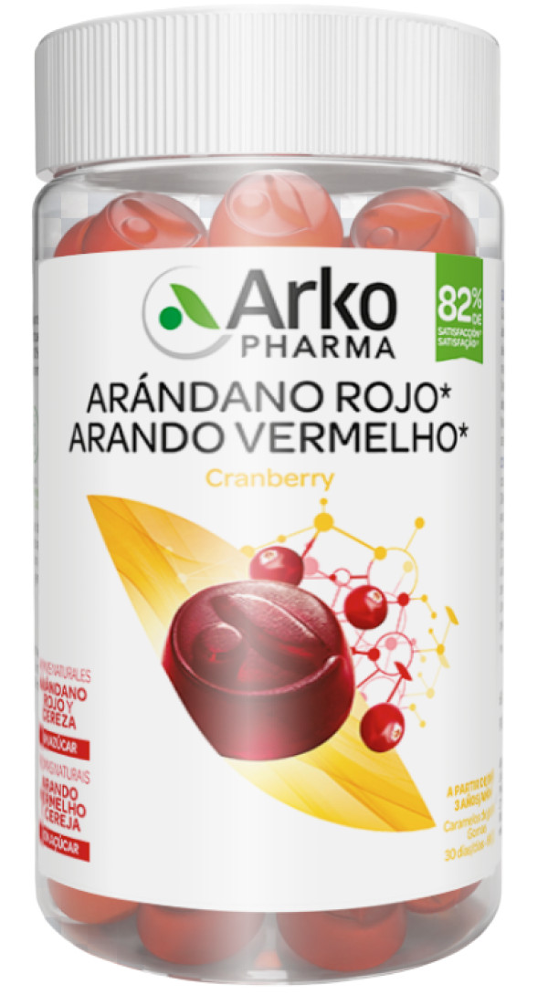 Arkogummies Arándano Rojo (60 Gominolas)