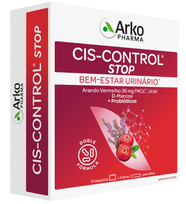 Arkopharma Cis-Control Stop (10 Sobres + 5 Sticks)