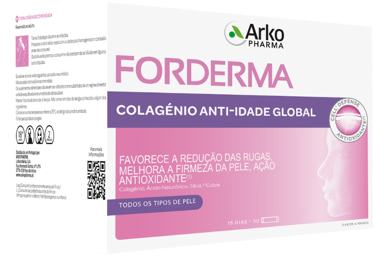 Arkopharma Forderma Colagénio Anti-Idade Global (30 Sticks)