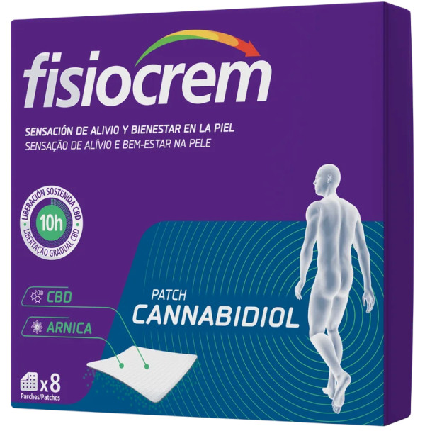 Fisiocrem Parche Cannabidiol x8