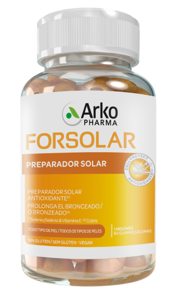 Arkopharma Forsolar Preparador Solar (60 Gominolas)
