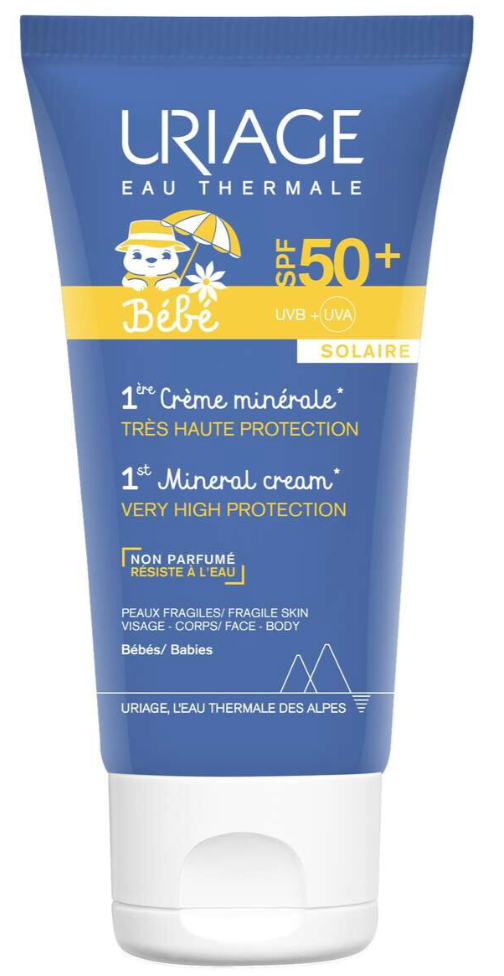Uriage Bebé 1er Crema Mineral SPF50+ 50ml