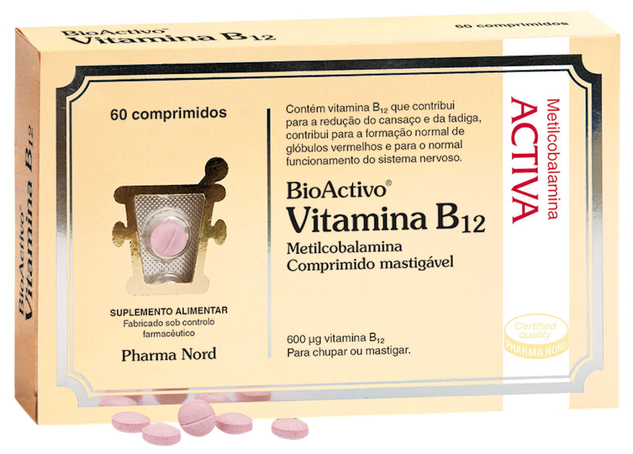 BioActivo Vitamina B12 (60 Comprimidos Masticables)