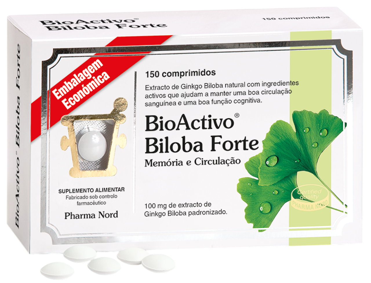 BioActivo Biloba Forte 100mg (150 Comprimidos)
