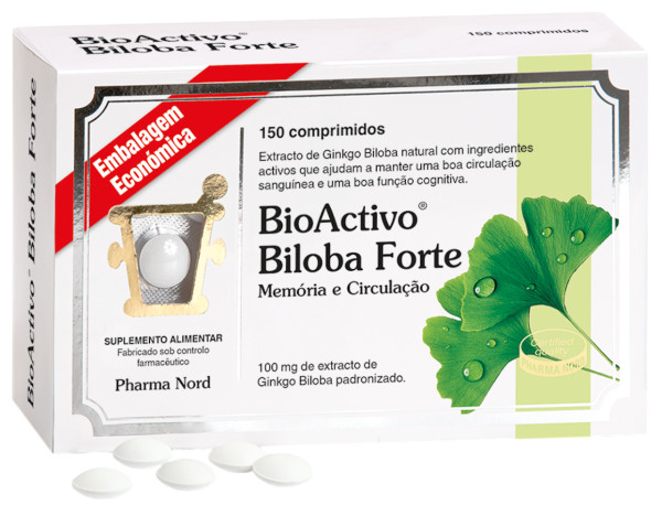 BioActivo Biloba Forte 100mg (150 Comprimidos)